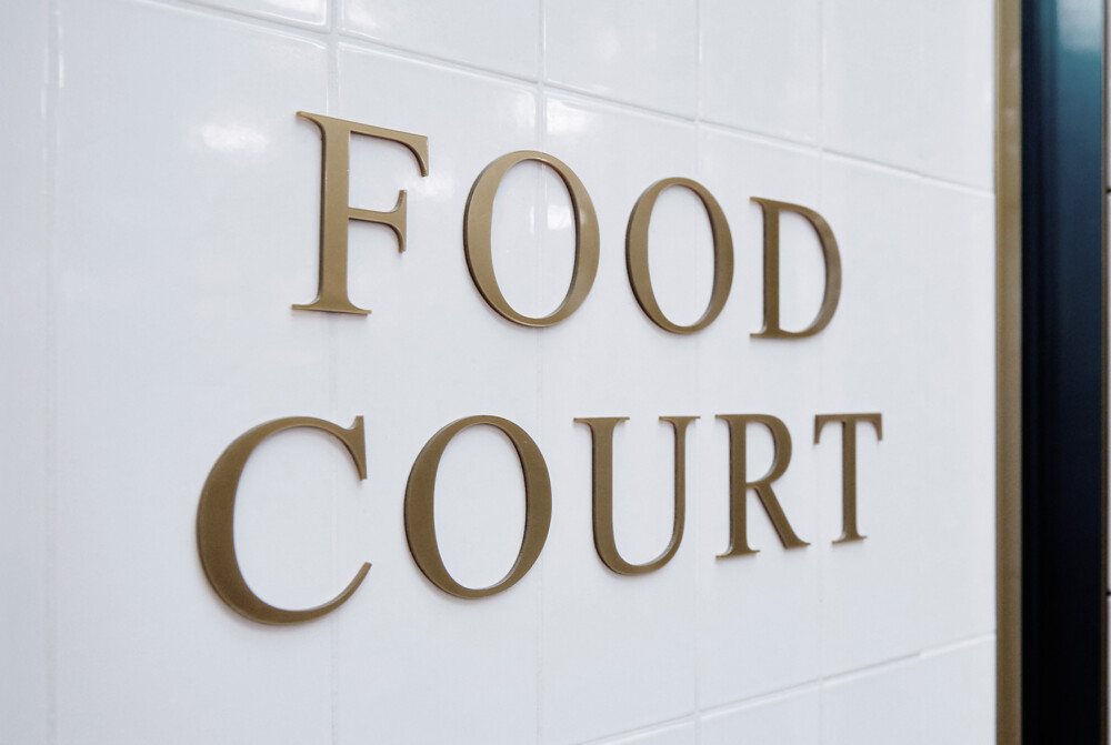 Mint Architecture Food Gastronomie Food Court Food Court Branding