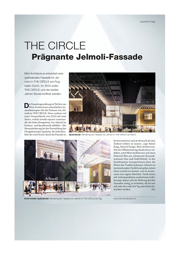 Handel Heute Mint Architecture Jelmoli The Circle Retail Design