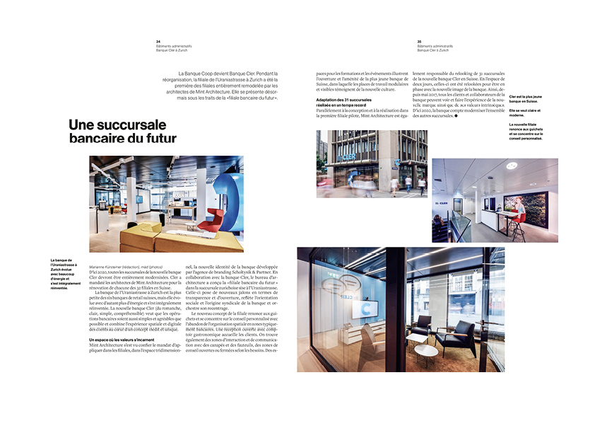 Idea Mint Architecture Bank Cler Banking Workplace