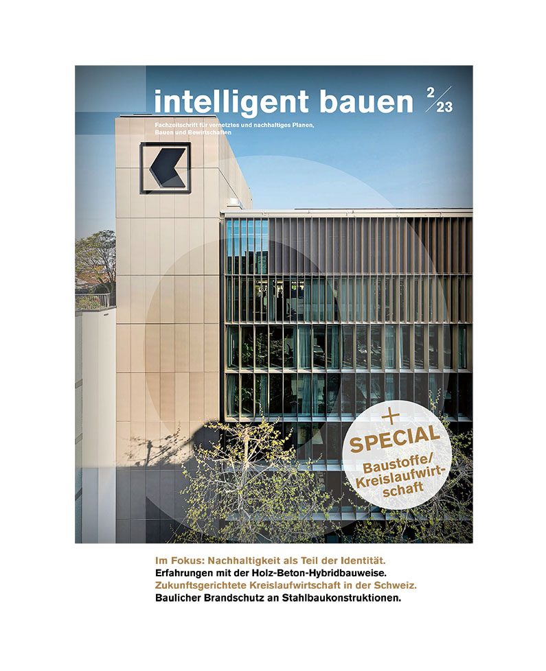 Intel­ligent Bauen Mint Architecture Basler Kanto­nalbank Am Brunn­gässlein Banking Finance