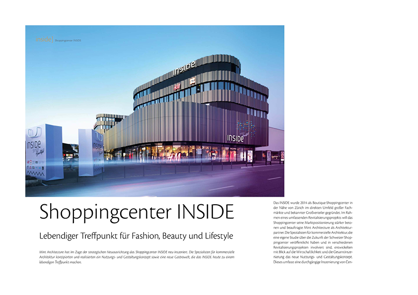 Journal Architekten Und Planer Mint Architecture Einkaufszentrum Inside Commercial Mixed Use