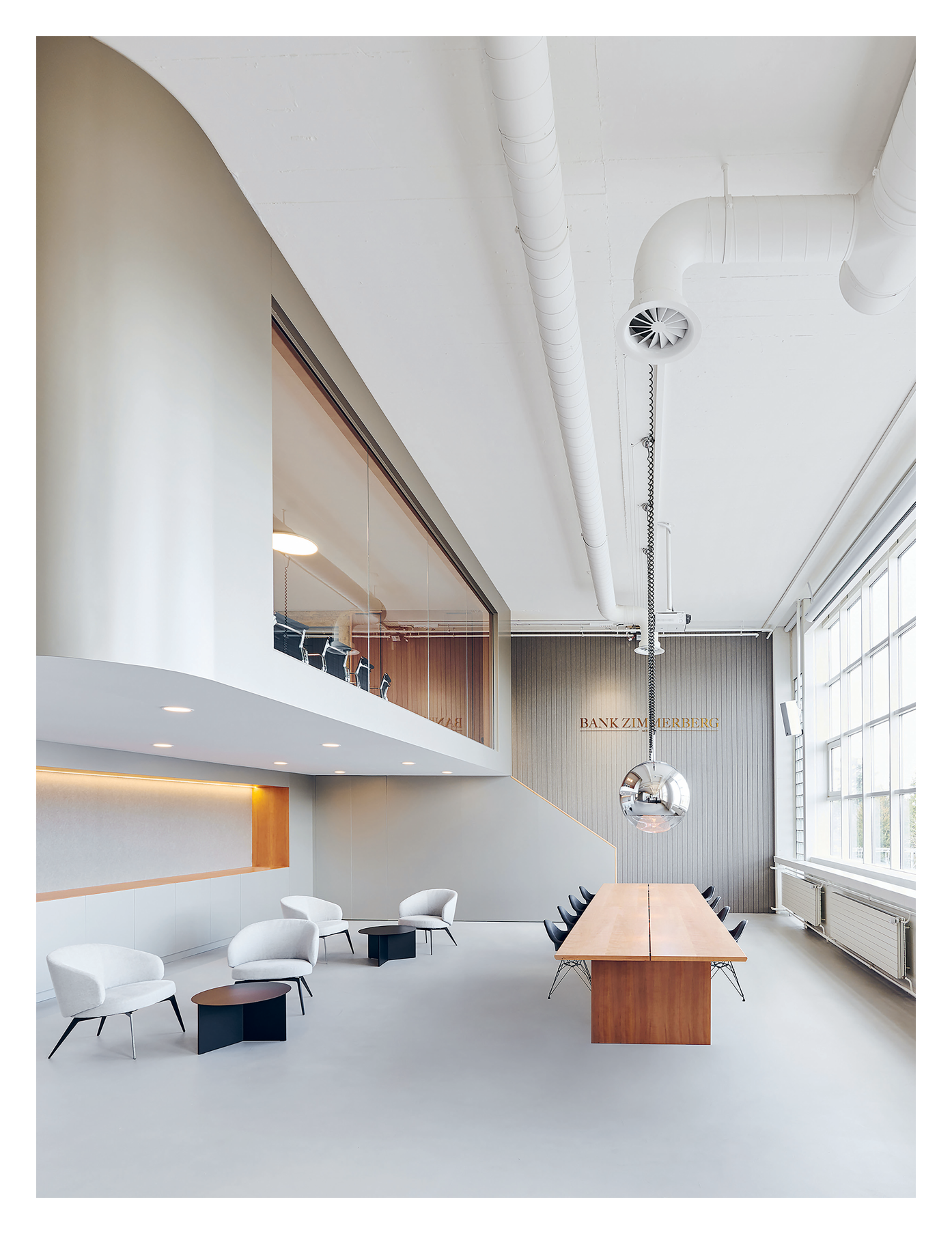 Spect­rooms Mint Architecture Bank Zimmerberg Banking Workplace