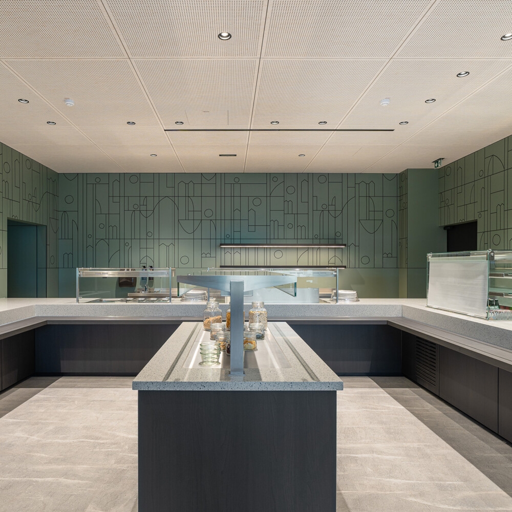 Betriebsrestaurant Innenarchitektur Mint Architecture Eggerwismar