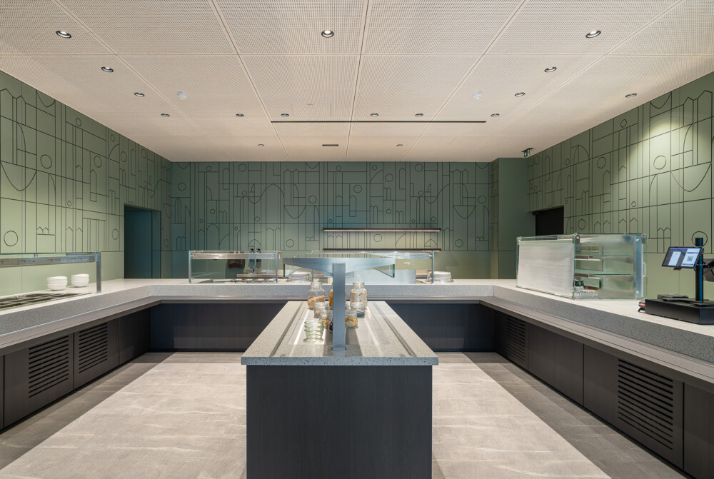 Betriebsrestaurant Innenarchitektur Mint Architecture Eggerwismar