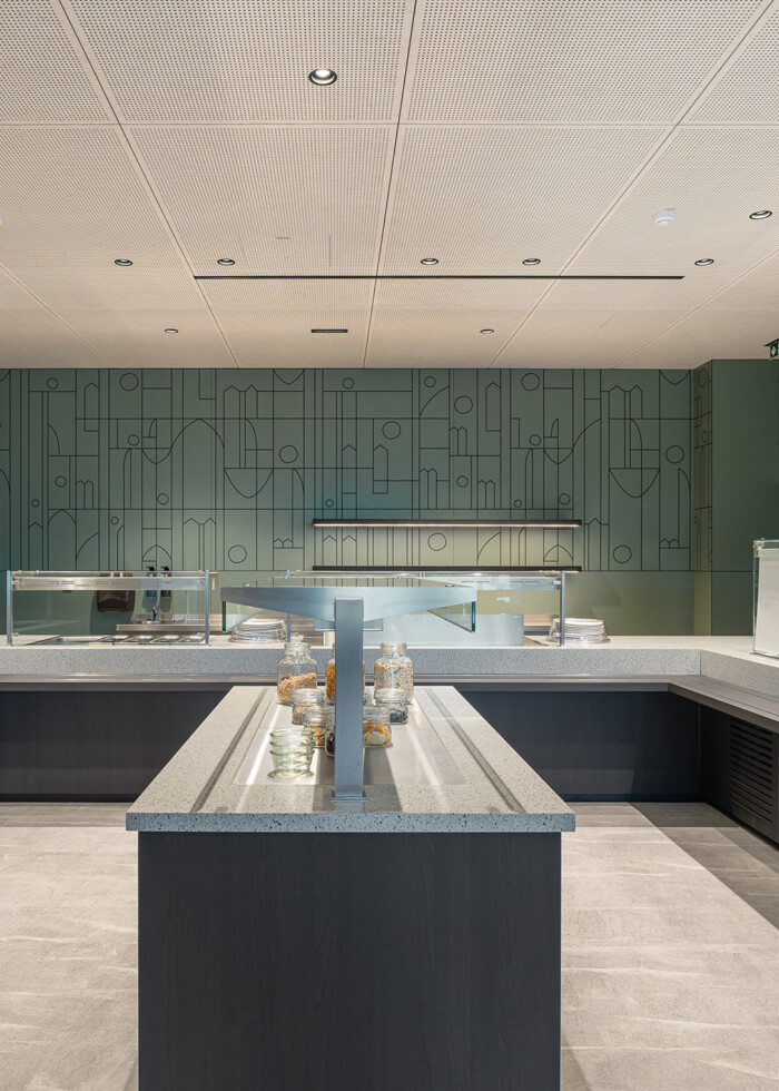 Betriebsrestaurant Innenarchitektur Mint Architecture Eggerwismar